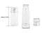 24 Sets 10ml Glass Vials Small Bottles Mini Tiny Jars with Aluminum Screw Caps Sealed Top Metal Lids Cover Clear Message Sample Bottle Storing Beads Wedding Favors Decorations DIY Crafts